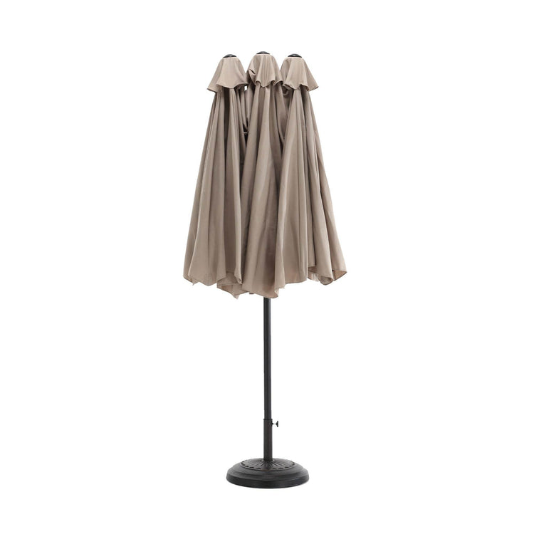 MLNshops Large Double Sided Patio Umbrella Outdoor Shade