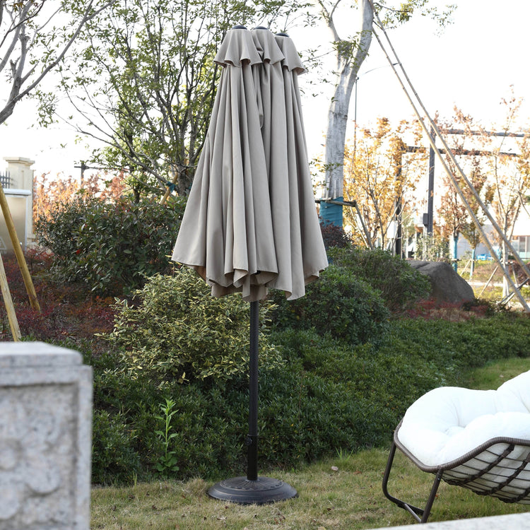 MLNshops Large Double Sided Patio Umbrella Outdoor Shade