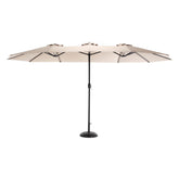 MLNshops Large Double Sided Patio Umbrella Outdoor Shade Default