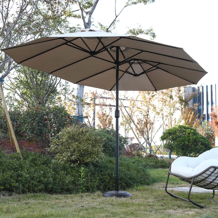 MLNshops Large Double Sided Patio Umbrella Outdoor Shade