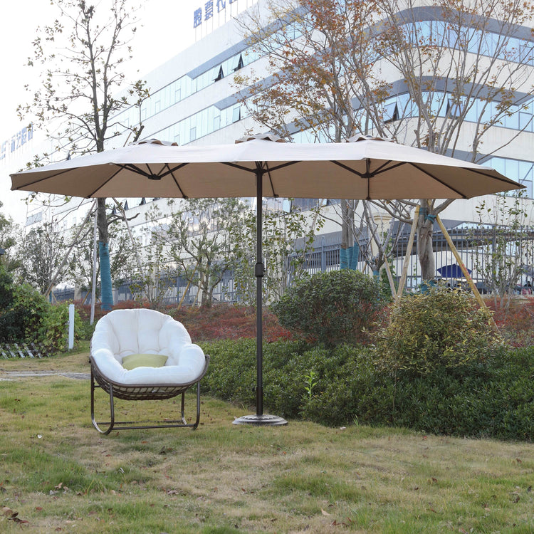 MLNshops Large Double Sided Patio Umbrella Outdoor Shade