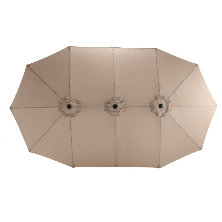 MLNshops Large Double Sided Patio Umbrella Outdoor Shade