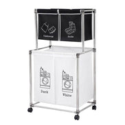 MLNshops Laundry Basket with Removable Bags - 4 Compartments