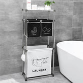 MLNshops Laundry Sorter with Removable Bags & Shelf