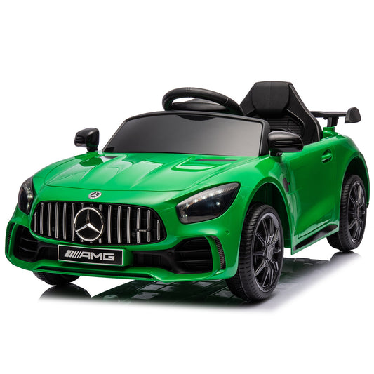 LEADZM Dual Drive 12V 4.5Ah with 2.4G Remote Control Mercedes-Benz Sports Car Green MLNshops]