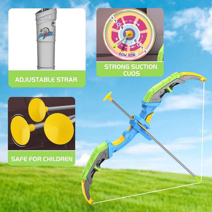 MLNshops LED Archery Toy Set for Kids with Target Features