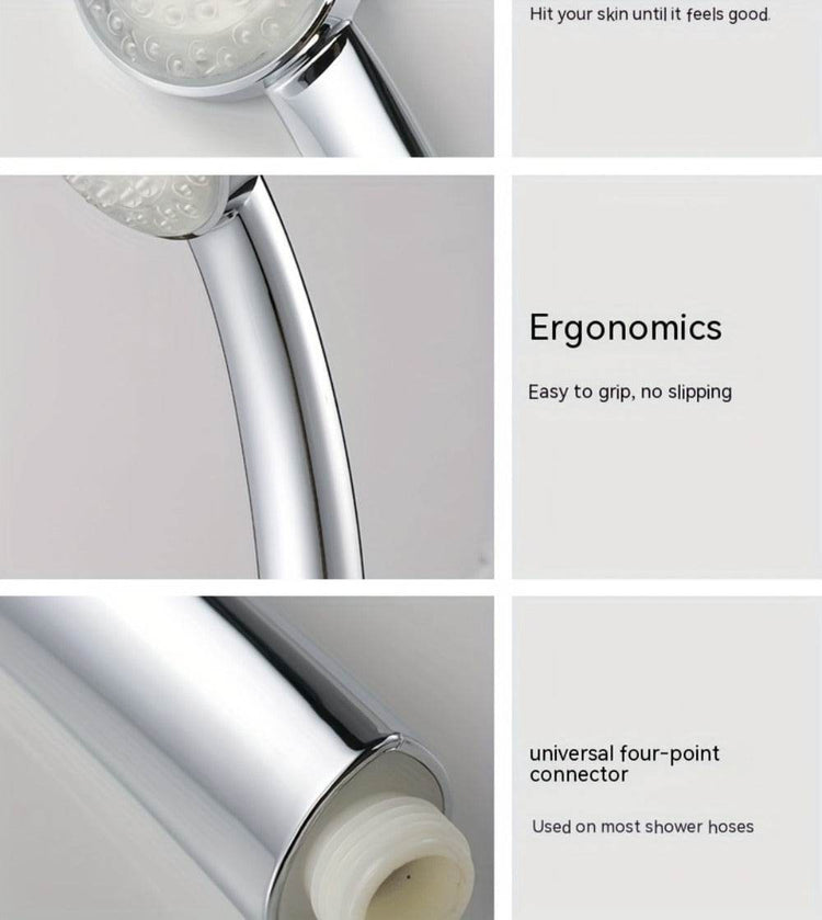 mlnshops LED Shower Head with 7-Color Hydro Power