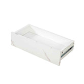 MLNshops LED Sofa Table with Storage - Modern Marble Design