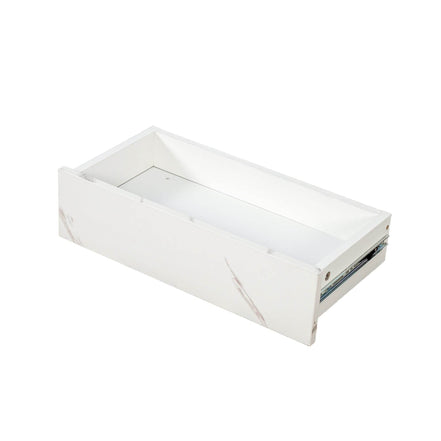 MLNshops LED Sofa Table with Storage - Modern Marble Design