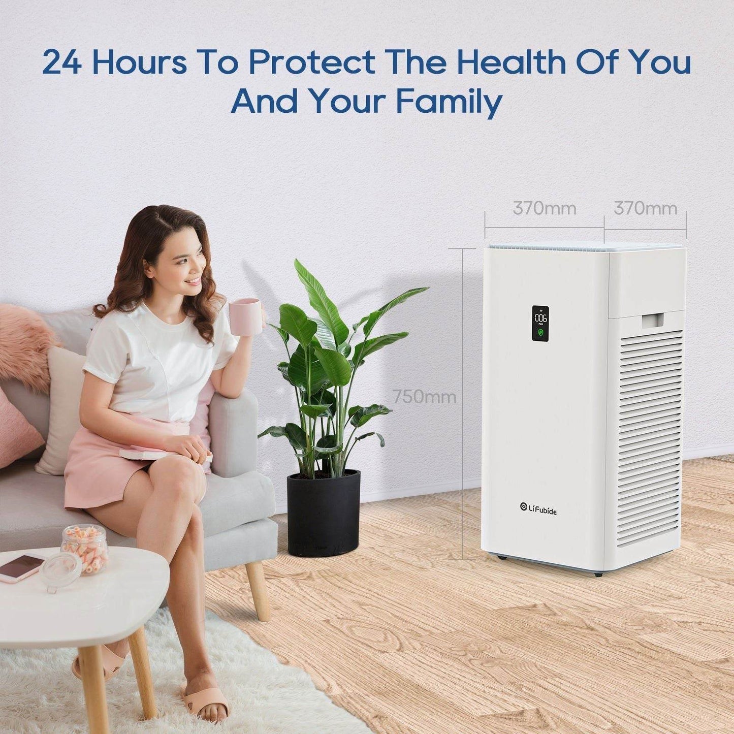 MLNshops Home Appliance Air Purifier with Smart Features