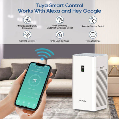 MLNshops Home Appliance Air Purifier with Smart Features