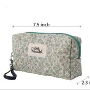 mlnshops Floral Makeup Bag for Women - Stylish & Functional