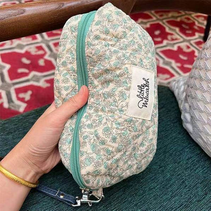 mlnshops Floral Makeup Bag for Women - Stylish & Functional