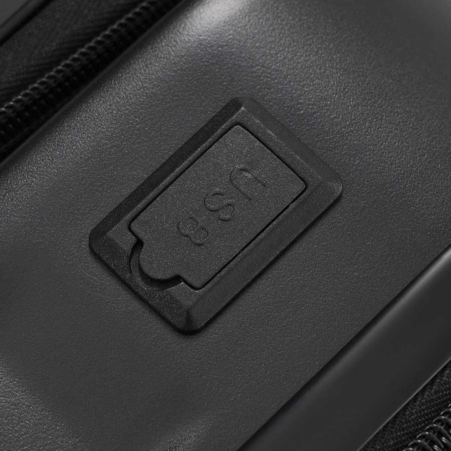 MLNshops Travel Set: carry on suitcase with charging port