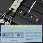 MLNshops Travel Set: carry on suitcase with charging port