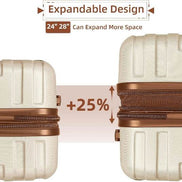 MLNshops 6 Piece Luggage Set with Duffel Bags - Durable Travel Suitcases