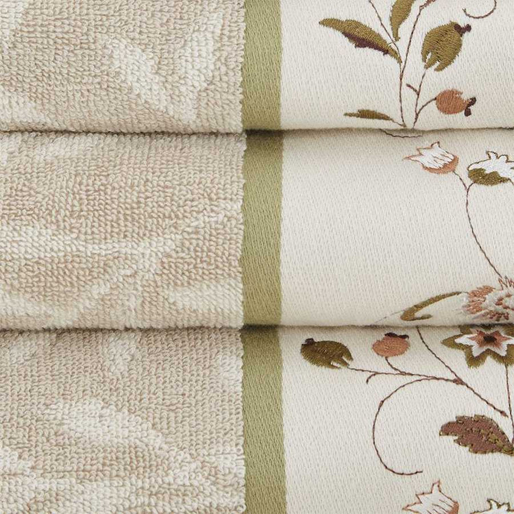 MLNshops Luxury 6 Piece Towel Set Cotton - Soft & Absorbent