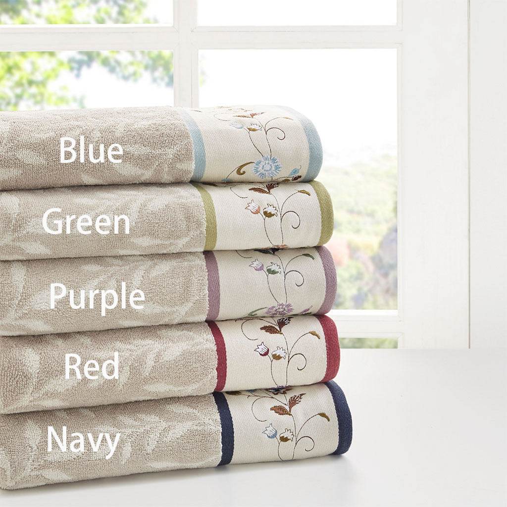 MLNshops Luxury 6 Piece Towel Set Cotton - Soft & Absorbent