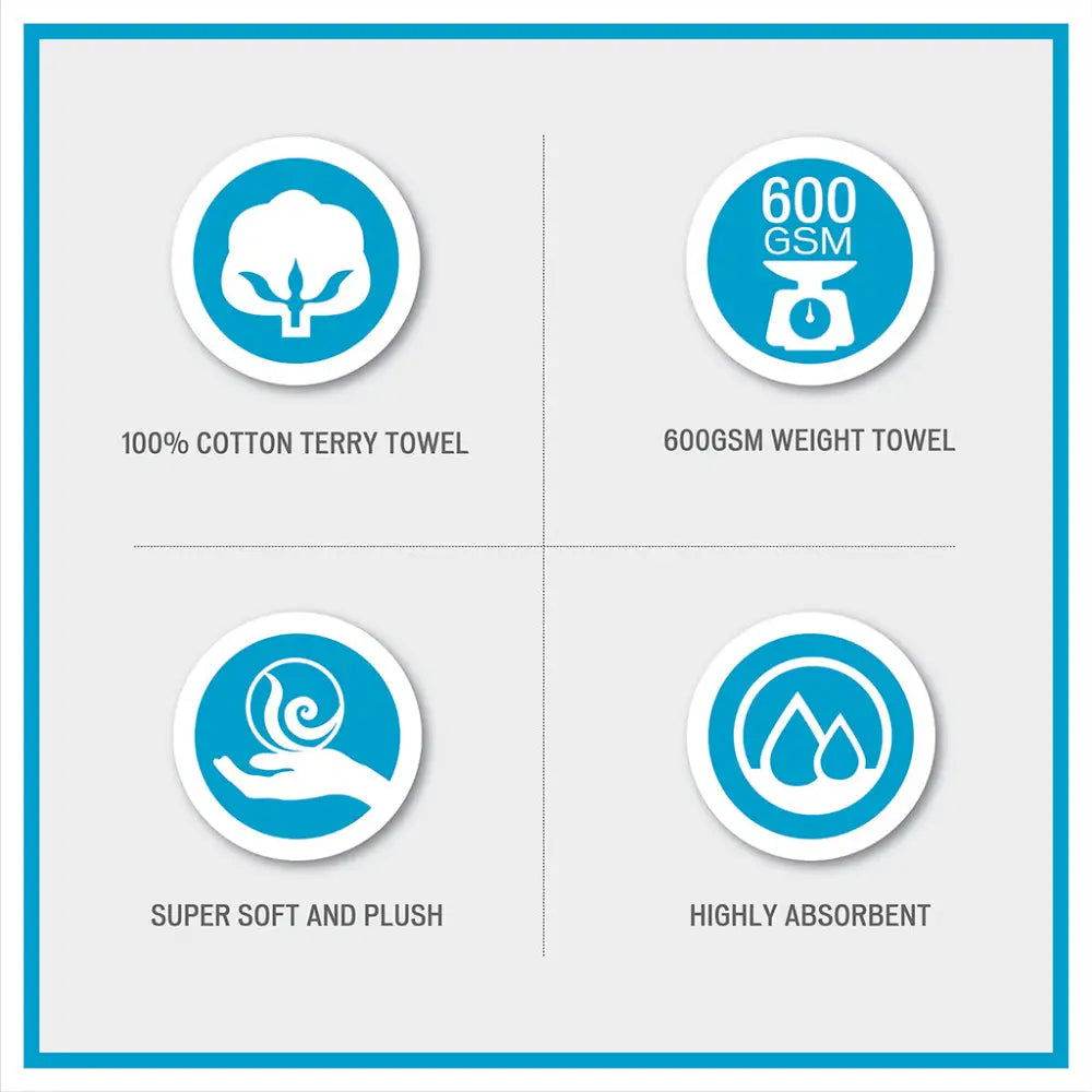 MLNshops Luxury Bathroom Towel Set - Soft & Elegant