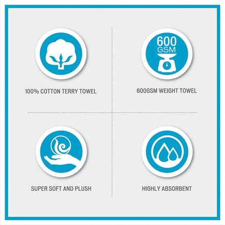 MLNshops Luxury Bathroom Towel Set - Soft & Elegant