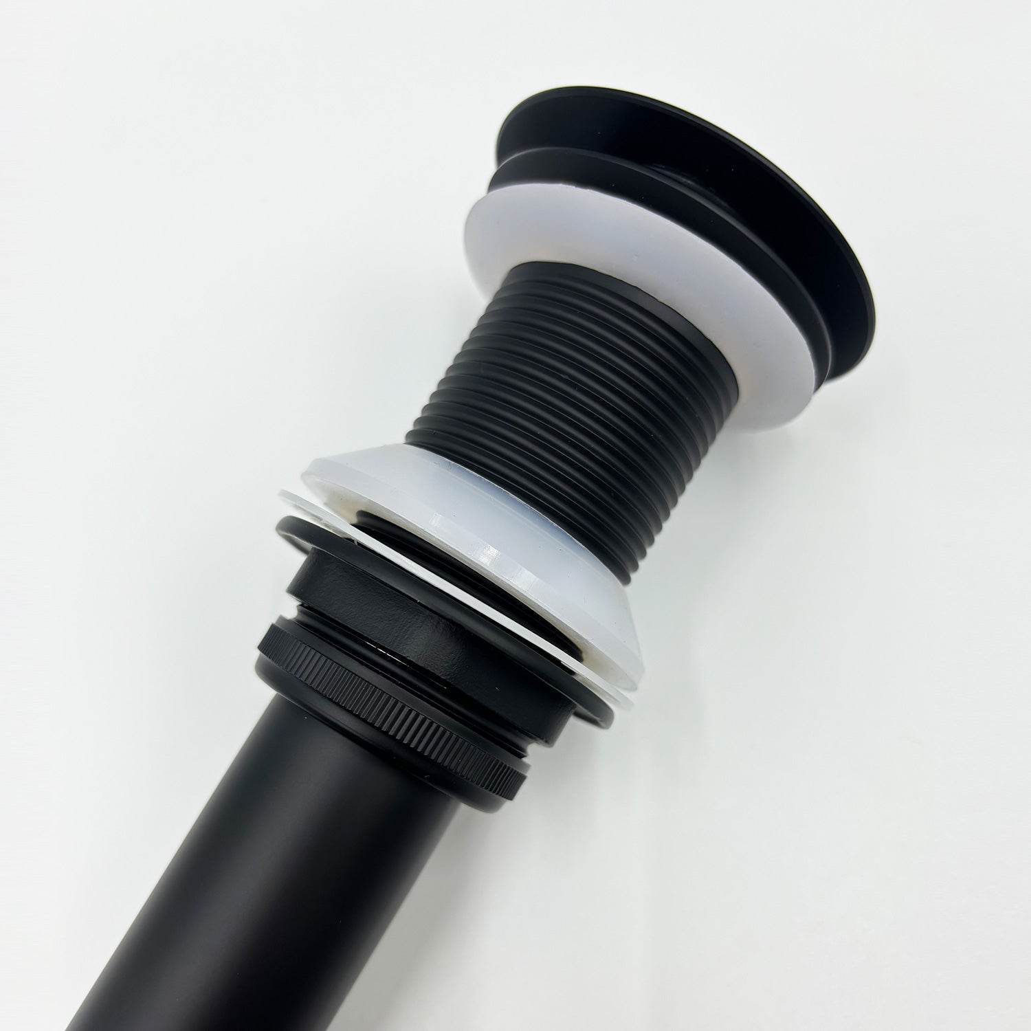 mlnshops Bathroom Sink Drain Stopper - Durable Matte Black