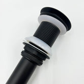mlnshops Bathroom Sink Drain Stopper - Durable Matte Black