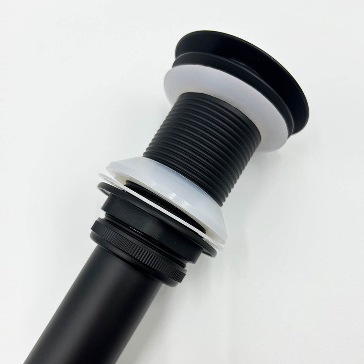 mlnshops Bathroom Sink Drain Stopper - Durable Matte Black