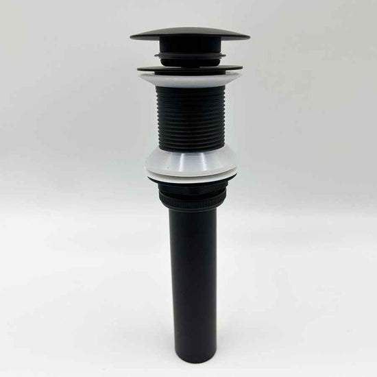 mlnshops Bathroom Sink Drain Stopper - Durable Matte Black Default Title