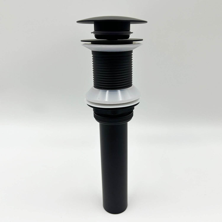 mlnshops Bathroom Sink Drain Stopper - Durable Matte Black Default Title
