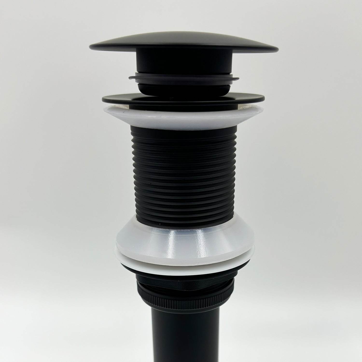 mlnshops Bathroom Sink Drain Stopper - Durable Matte Black