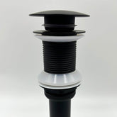 mlnshops Bathroom Sink Drain Stopper - Durable Matte Black