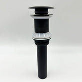 mlnshops Bathroom Sink Drain Stopper - Durable Matte Black