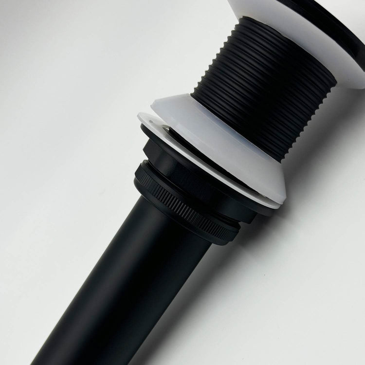 mlnshops Bathroom Sink Drain Stopper - Durable Matte Black