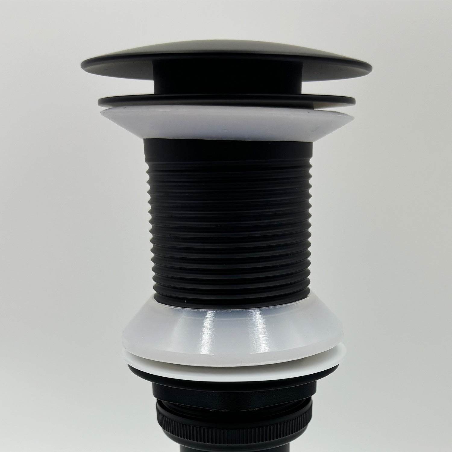 mlnshops Bathroom Sink Drain Stopper - Durable Matte Black