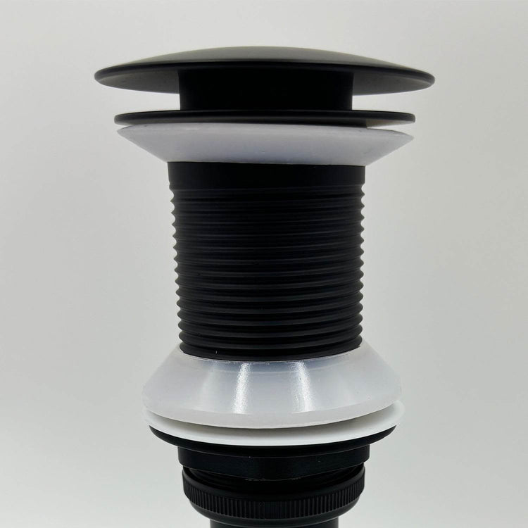 mlnshops Bathroom Sink Drain Stopper - Durable Matte Black