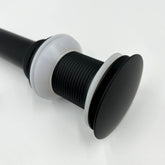 mlnshops Bathroom Sink Drain Stopper - Durable Matte Black