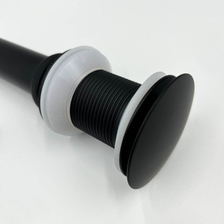mlnshops Bathroom Sink Drain Stopper - Durable Matte Black