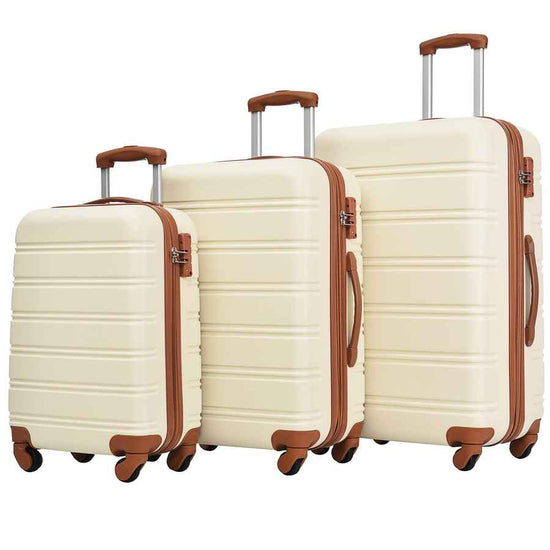 MLNshops 3 Piece Luggage Set with TSA Lock - Durable Default