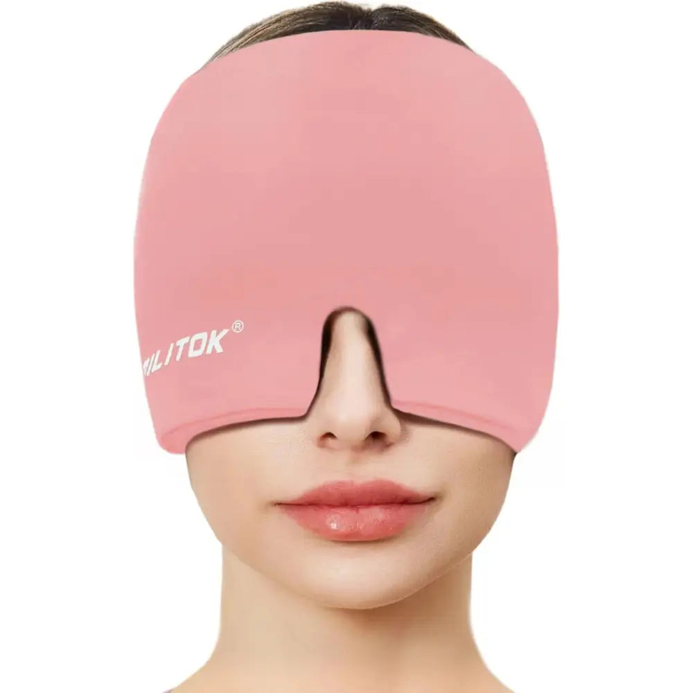 Migraine Headache Relief Cap, Gel lce Head Wrap for Tension and Stress Relief MLNshops]