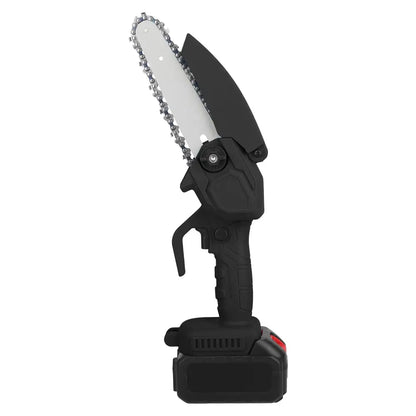 Mini 4In&6In Two Sizes Chainsaws Super Handheld Rechargeable Chain Saw With mini chain saw is an excellent tool Small Electric Chainsaws MLNshops]