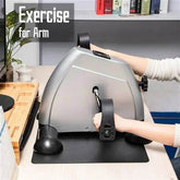 W002K Home Use Hands and Feet Trainer Mini Exercise Bike Silver