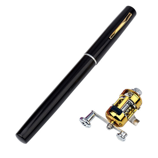 Mini Portable Pocket Pen Telescopic Fishing Rod Kit MLNshops]