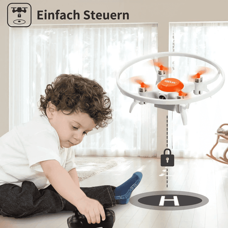 MLNshops mini RC Drone for Kids - Easy Control & Fun