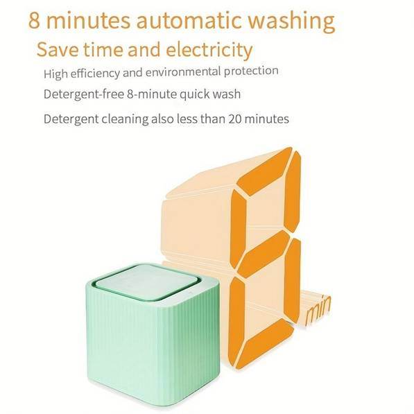 mlnshops Mini Washing Machine for Baby Clothes - Compact & Efficient