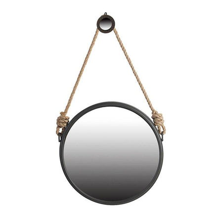 MLNshops Circle Mirror with Rope Strap for Bathroom Default