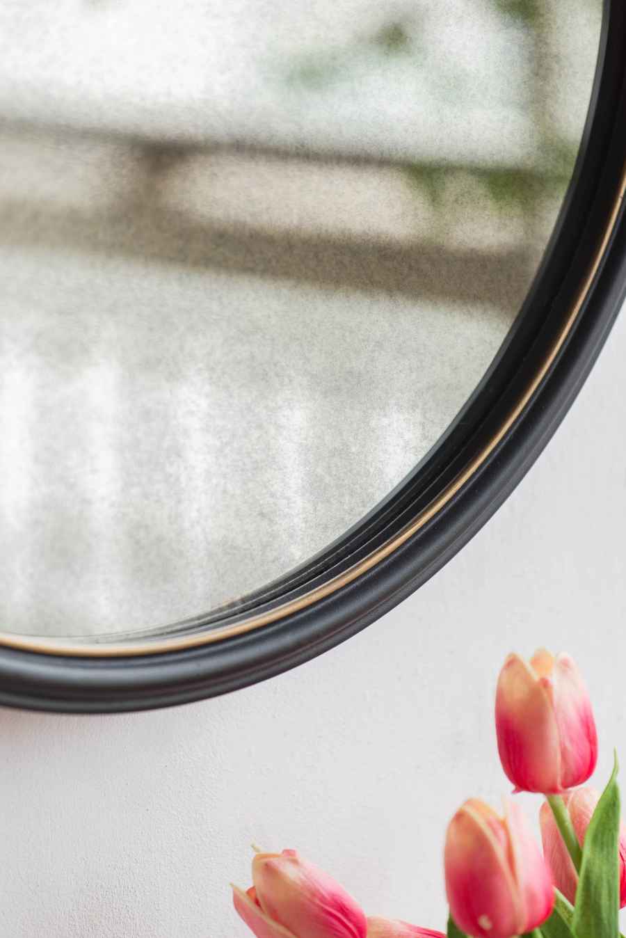 MLNshops Circle Mirror with Rope Strap for Bathroom
