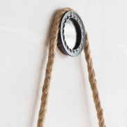 MLNshops Circle Mirror with Rope Strap for Bathroom
