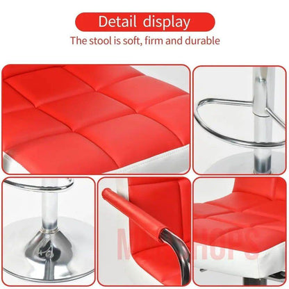 mlnshops 360 Rotating Bar Stool Set - Modern Comfort