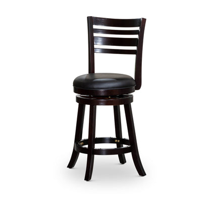 MLNshops Modern Bar Stool with Backrest and Swivel Seat Default