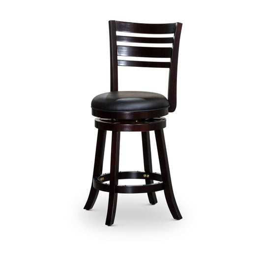 MLNshops Modern Bar Stool with Backrest and Swivel Seat Default